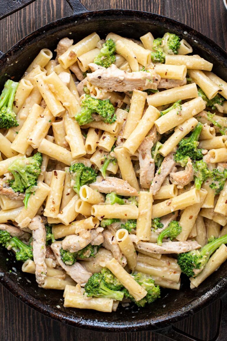 Skillet Chicken Broccoli Ziti Kitchen Swagger