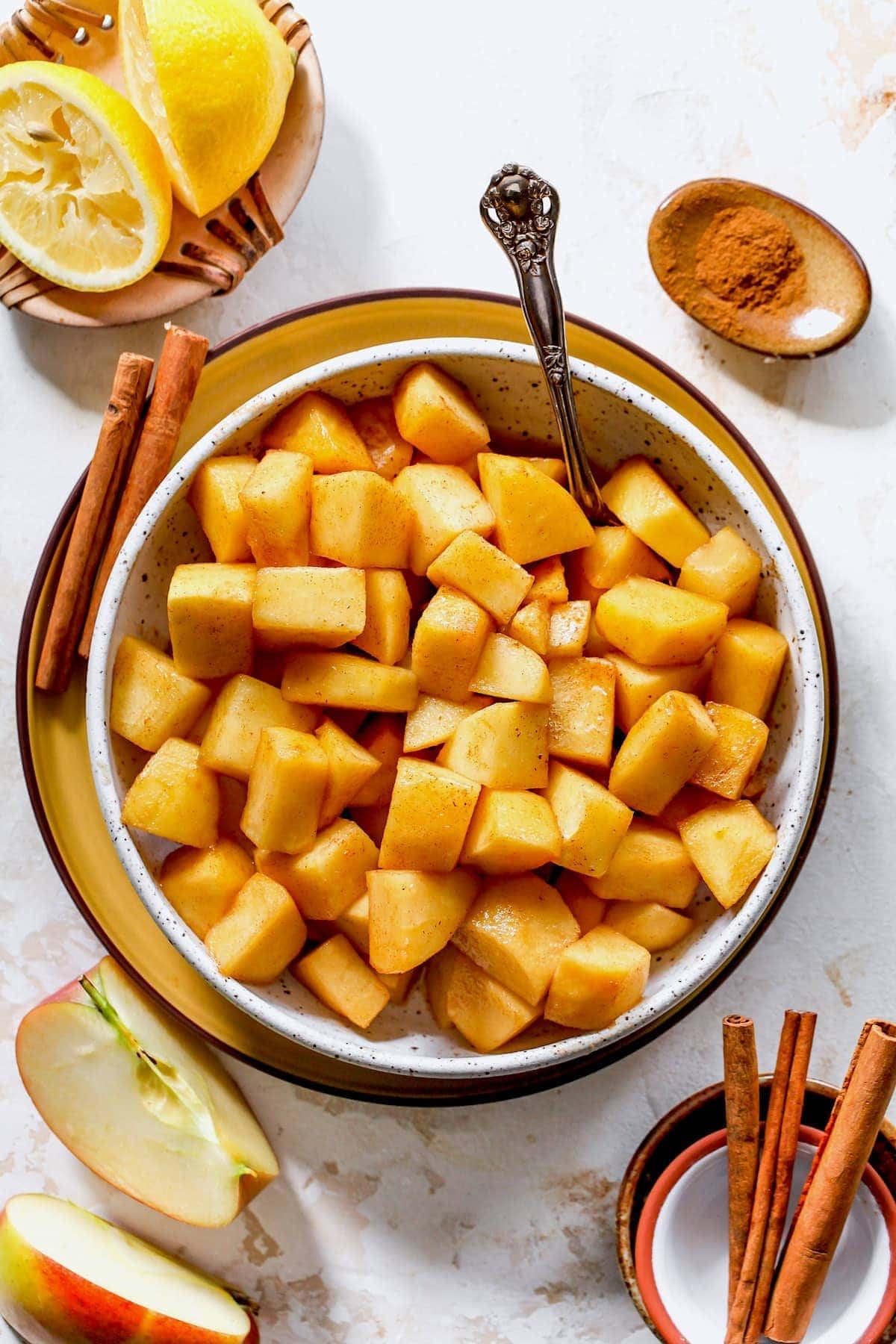 Skillet Cinnamon Apples Easy Two Peas Their Pod