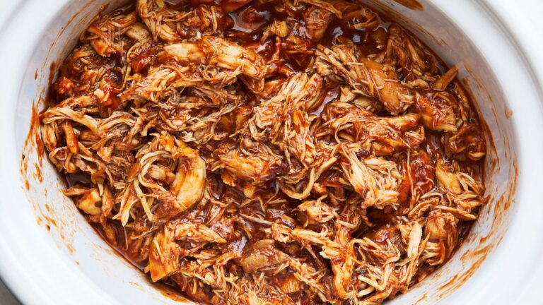 Slow Cooker BBQ Pulled Chicken Recipe
