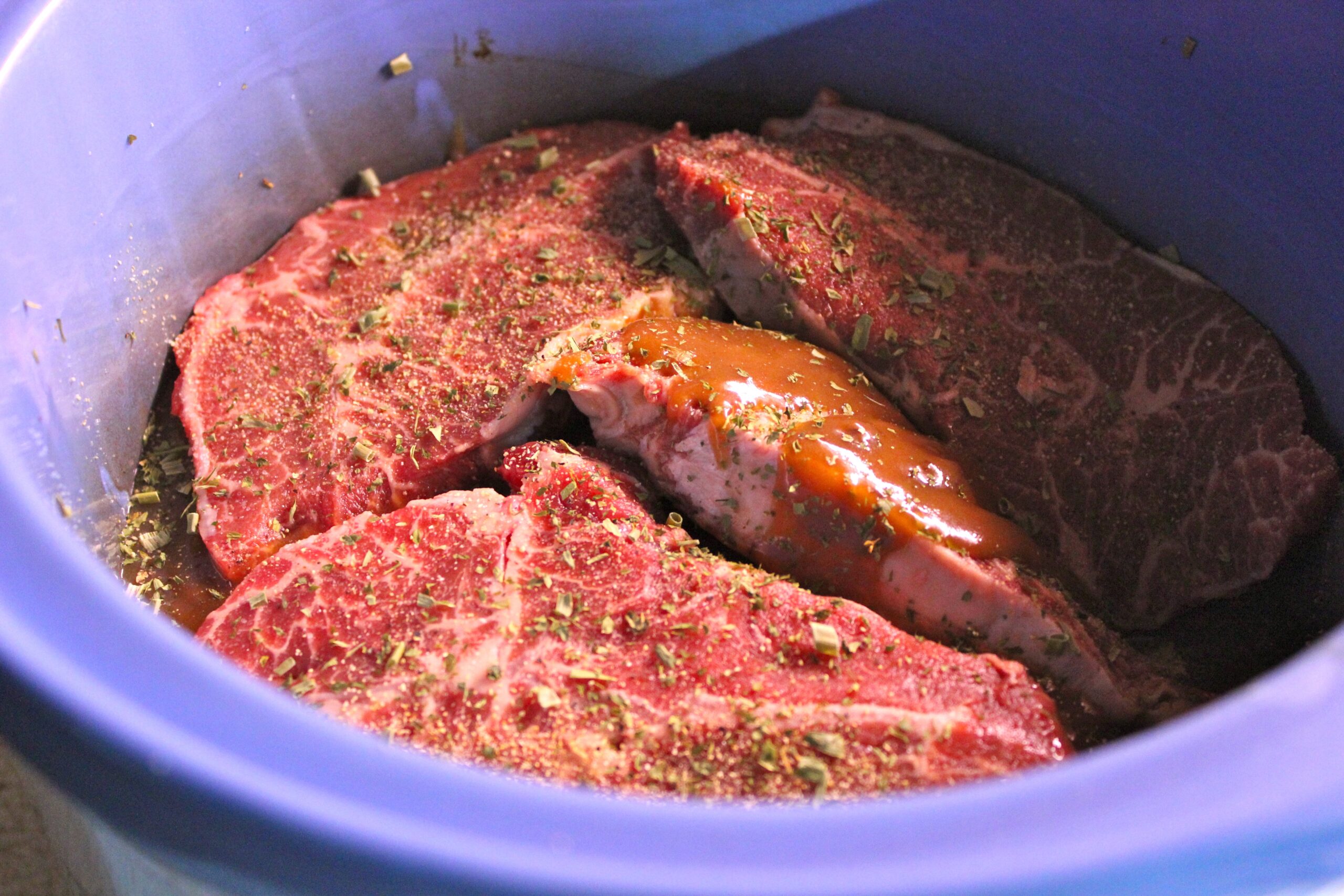 Slow Cooker Blade Steaks Delicious On A Dollar