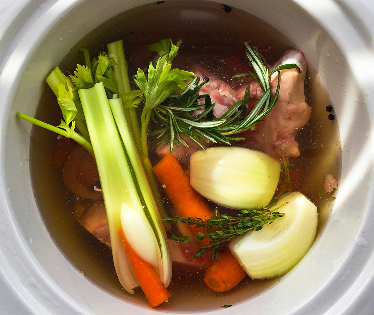 SLOW COOKER BONE BROTH Absolutely Flavorful SLOW COOKER BONE BROTH Absolutely Flavorful