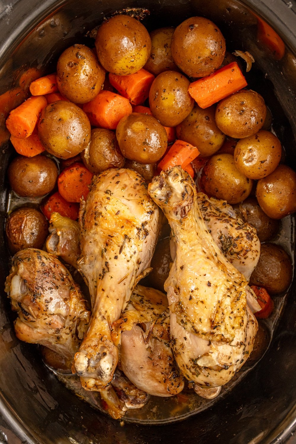 Slow Cooker Chicken Legs And Potatoes The Schmidty Wife