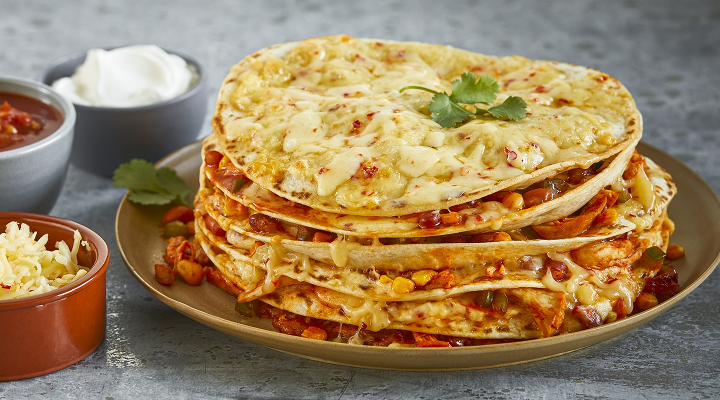 Slow Cooker Pepper Jack And Chicken Tortilla Stack Recipe Wisconsin Cheese