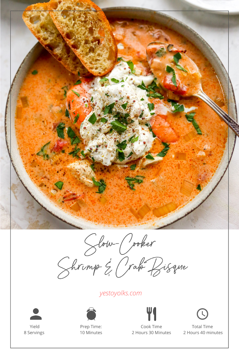 Slow Cooker Shrimp Crab Bisque Slow Cooker Shrimp Crab Bisque