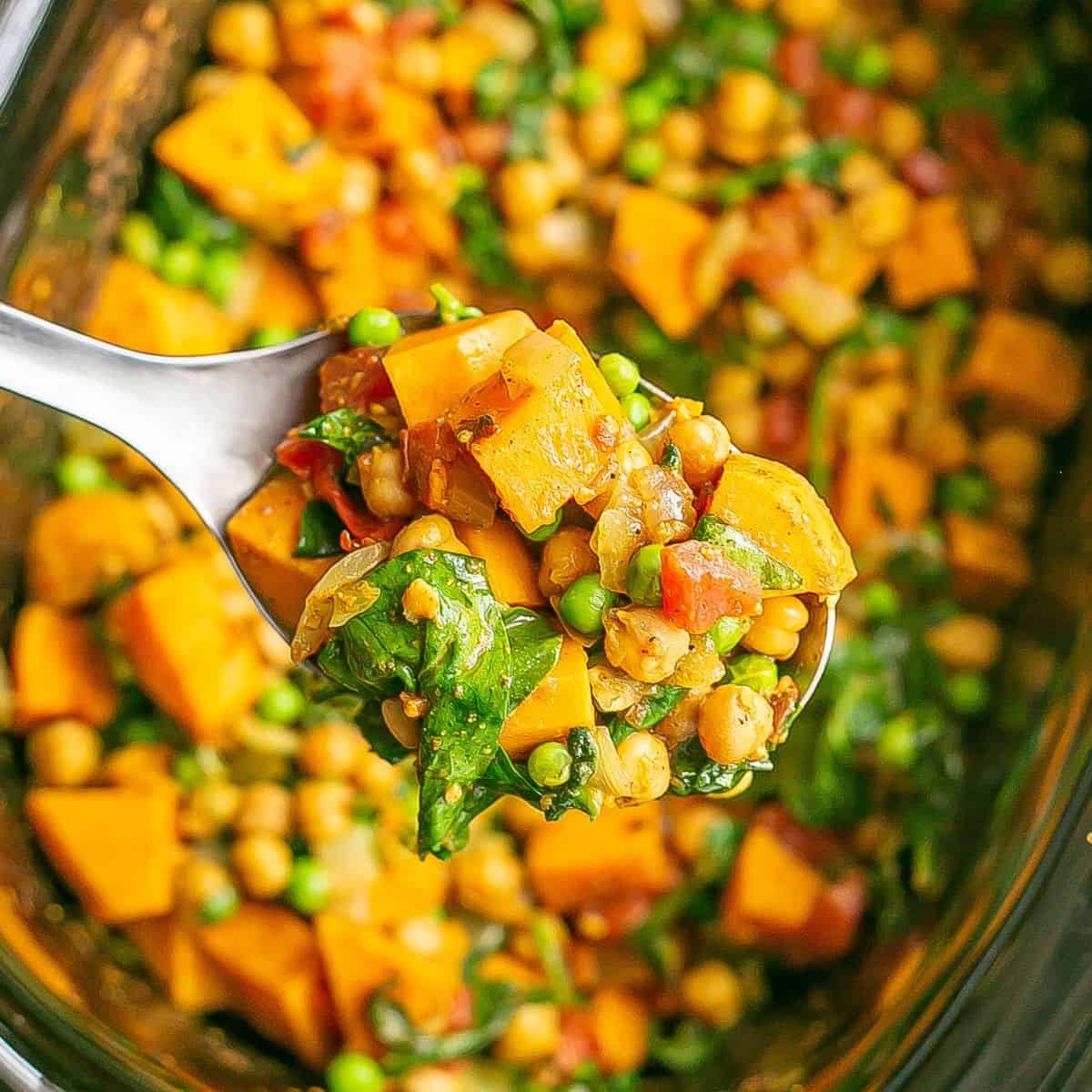Slow Cooker Vegetarian Curry Family Food On The Table