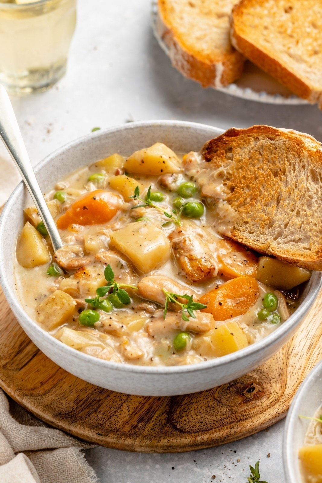 Slow Cooker White Wine Chicken Stew Ambitious Kitchen