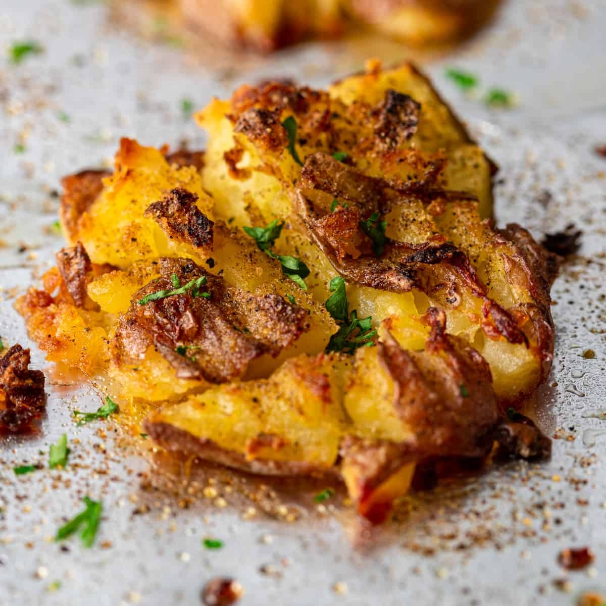 Smashed Red Potatoes Kevin Is Cooking
