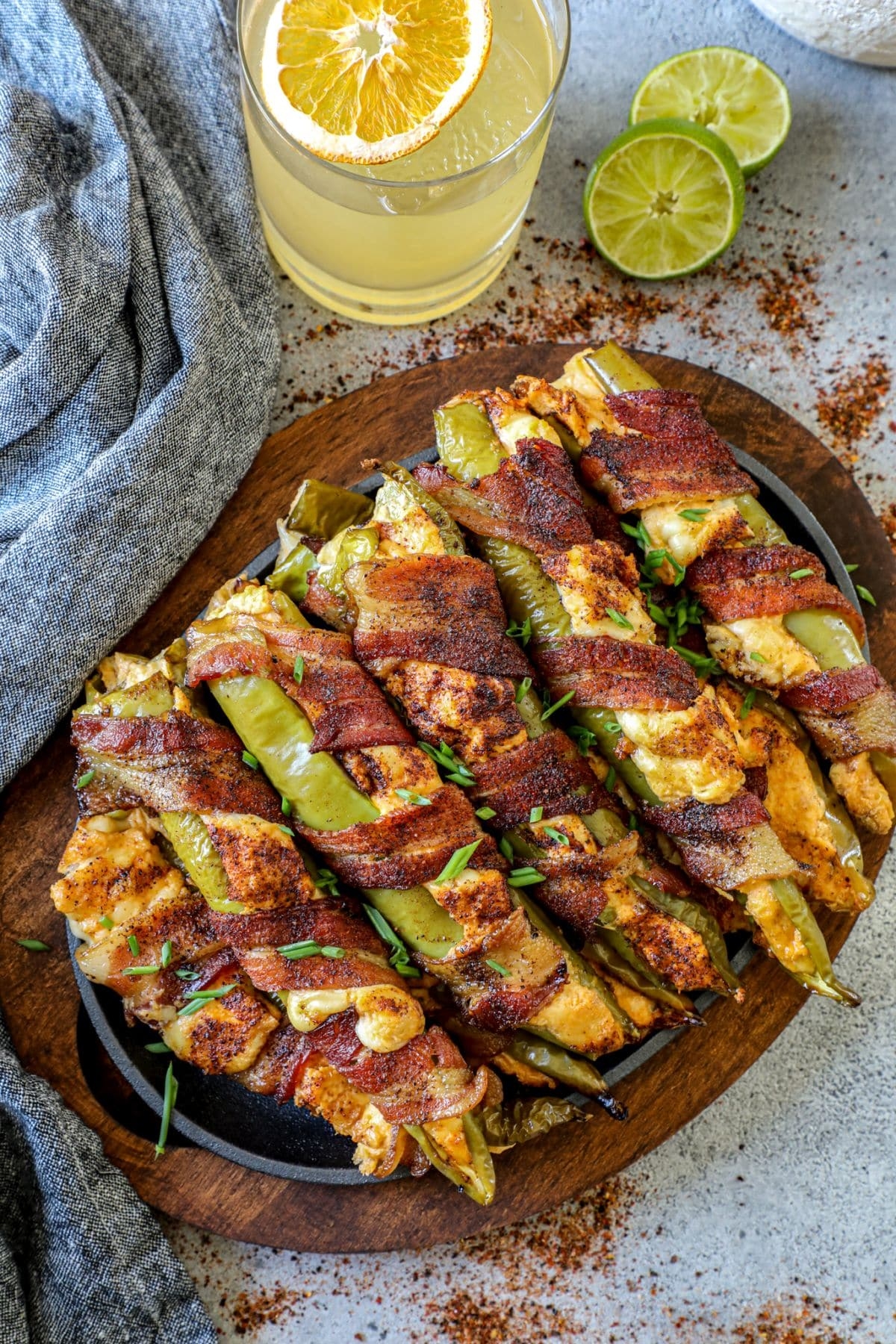 Smoked Bacon Wrapped Hatch Chili Poppers Bonappeteach