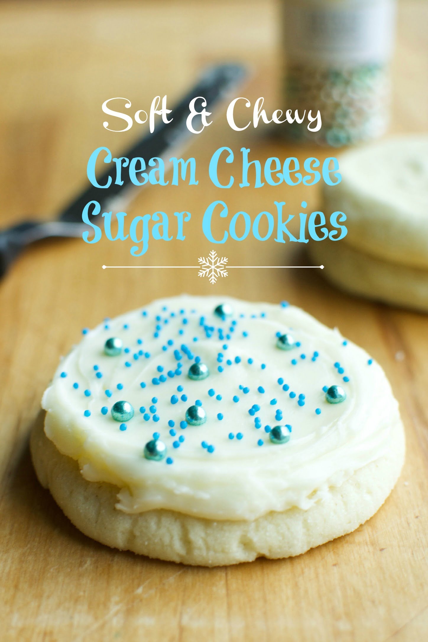 Soft Chewy Cream Cheese Sugar Cookies A BaJillian Recipes