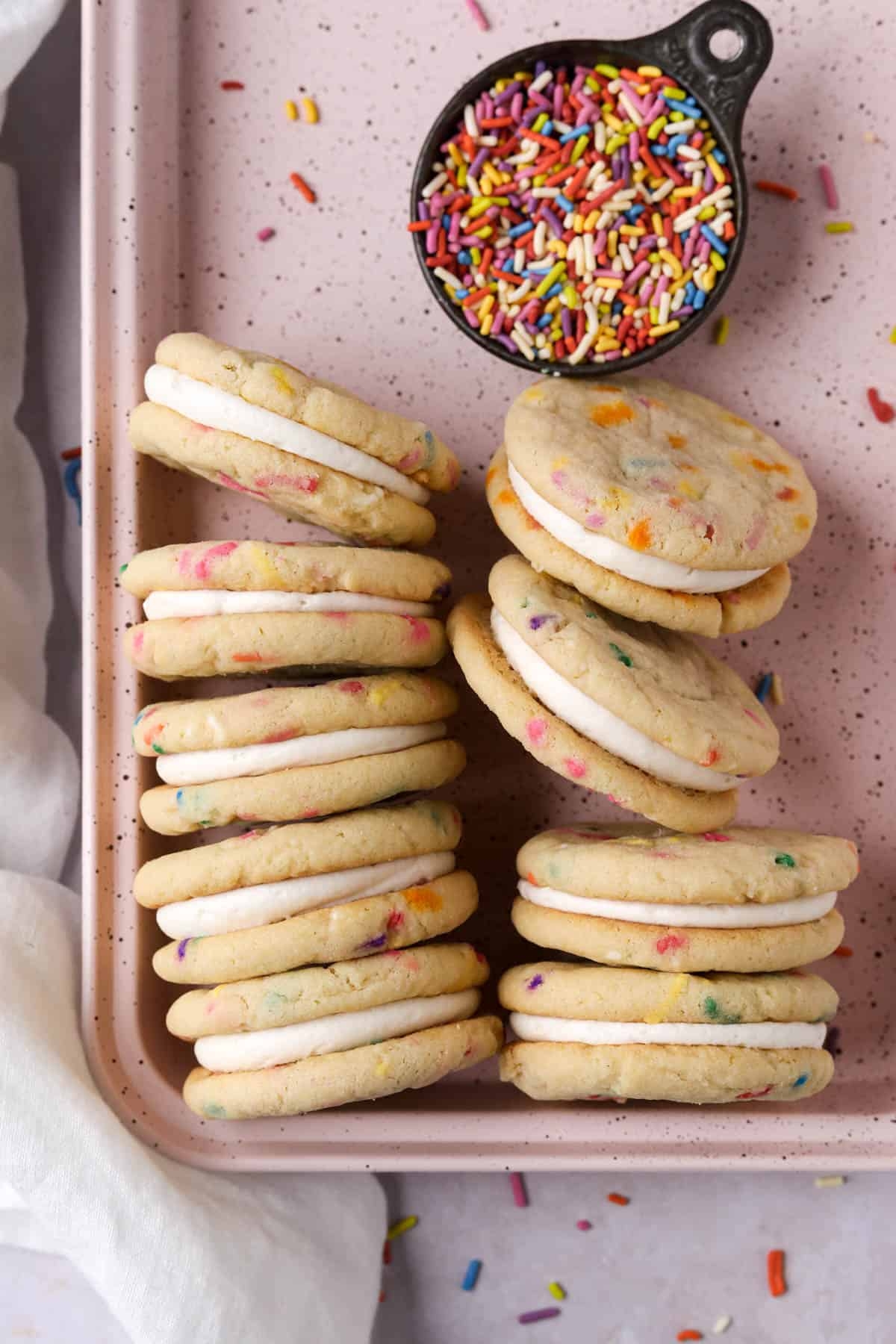Soft Chewy Funfetti Cookie Sandwiches The Sweet Occasion
