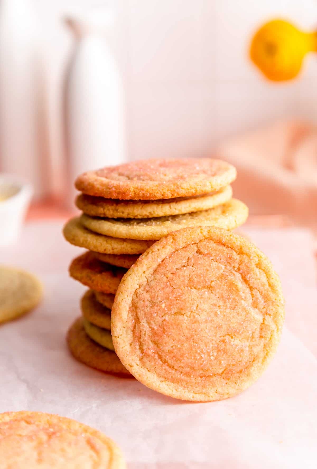 Soft Chewy Sugar Cookies without Baking Powder 