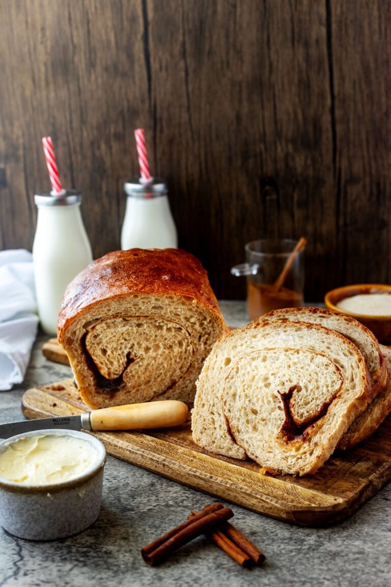 Soft Fluffy Bread Machine Cinnamon Bread Loaf Wendy Polisi