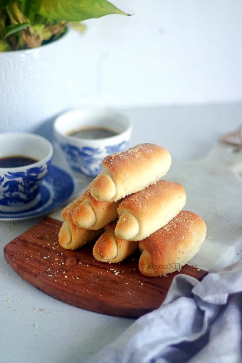 Soft Spanish Bread Recipe Eggless Version Spices N Flavors