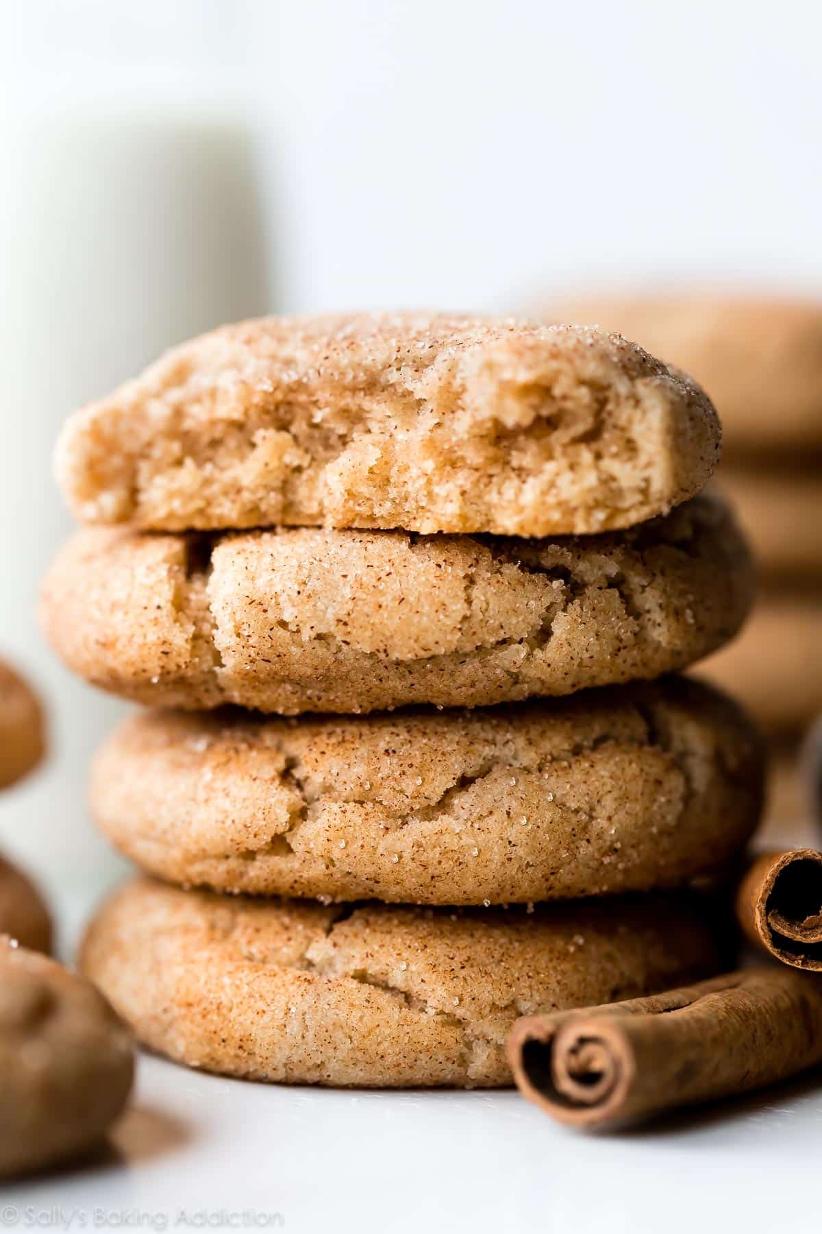 Soft Thick Snickerdoodles Sally s Baking