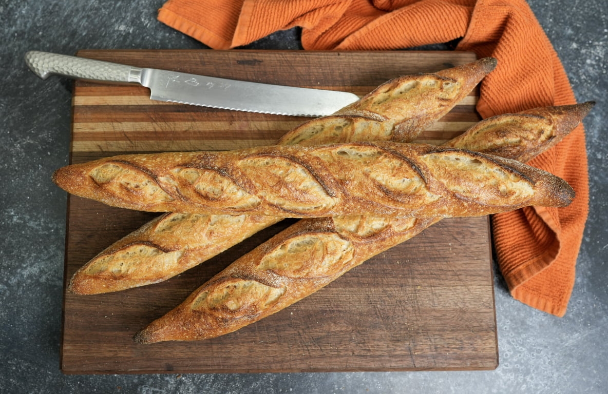 sourdough baguette recipe