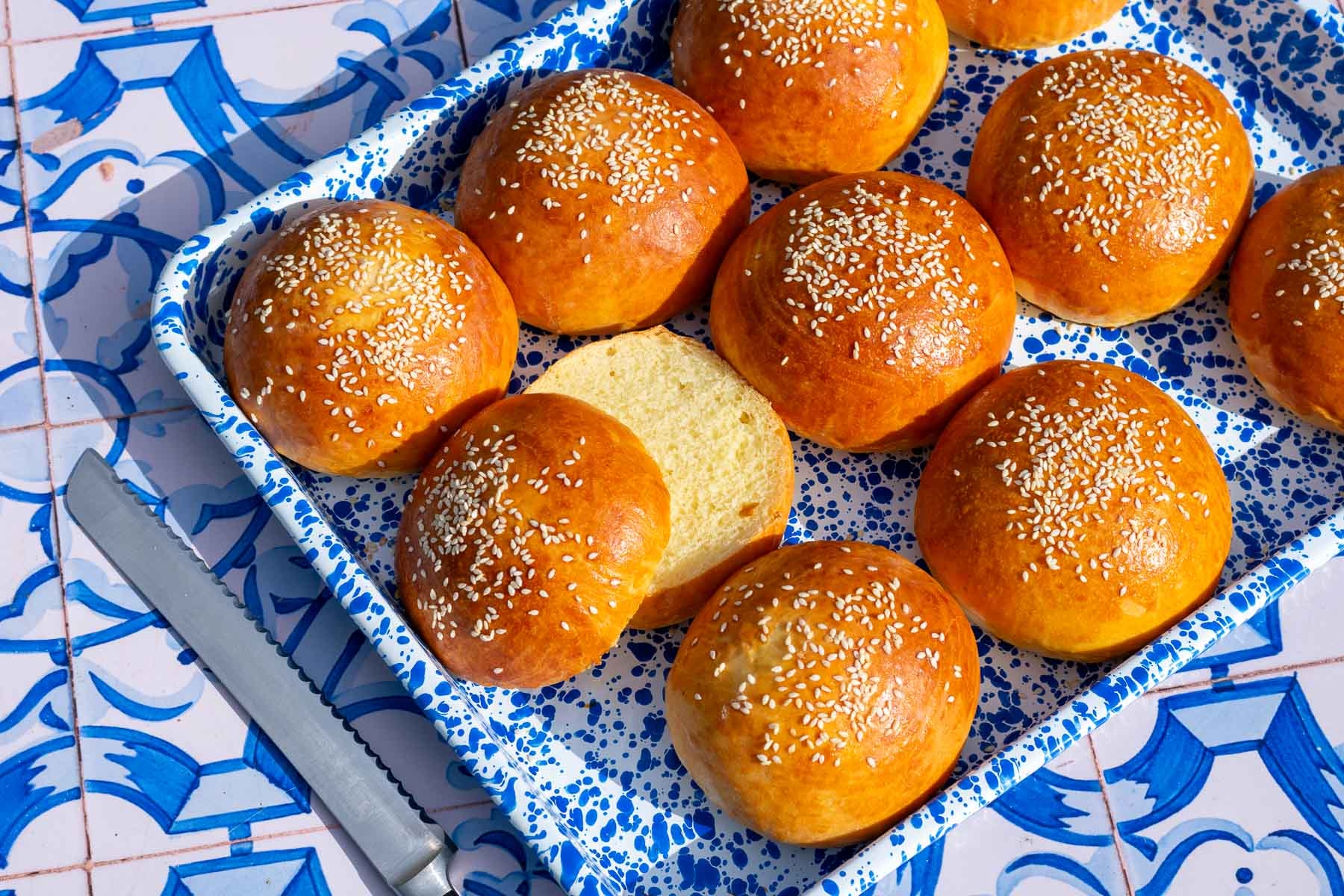 Sourdough Brioche Hamburger Buns Soft Fluffy Sourdough Brandon