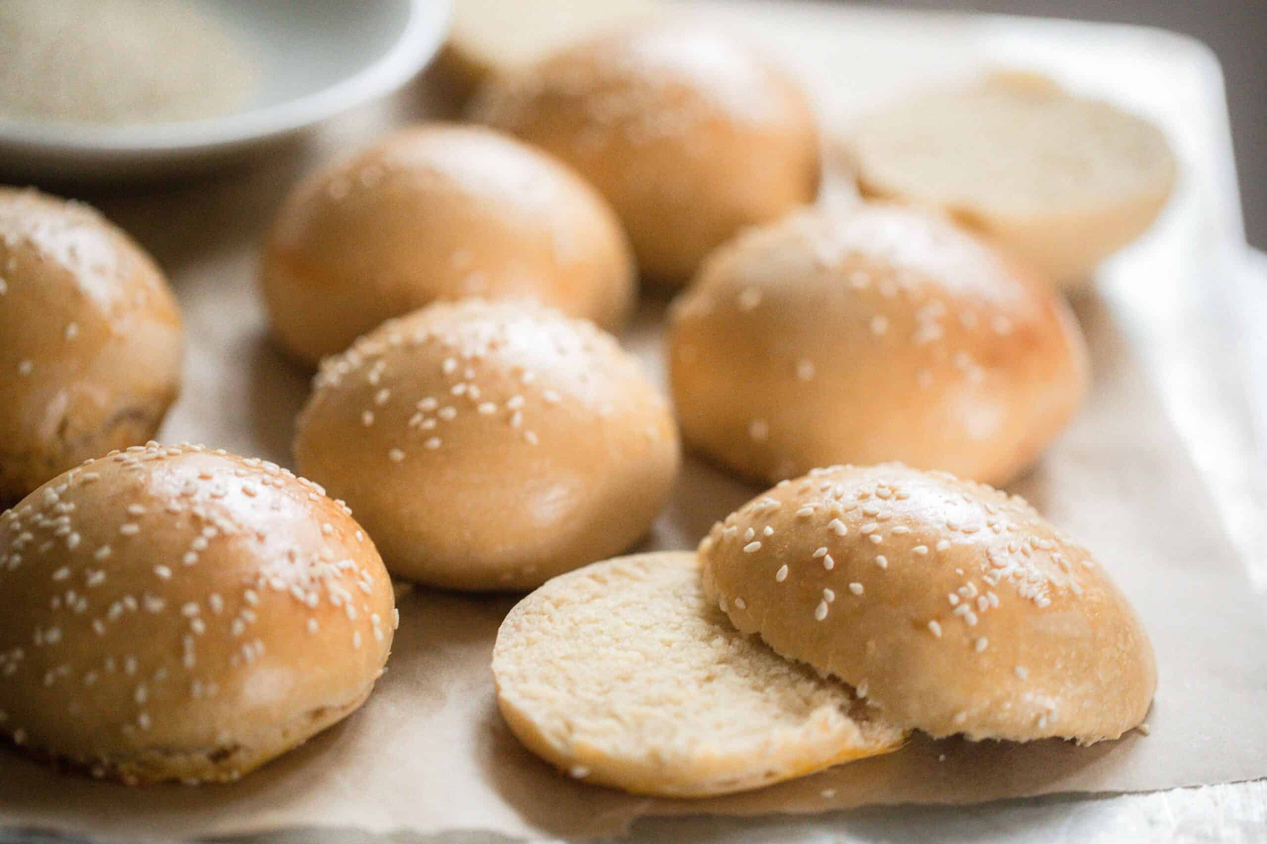 Sourdough Hamburger Buns Farmhouse On Boone
