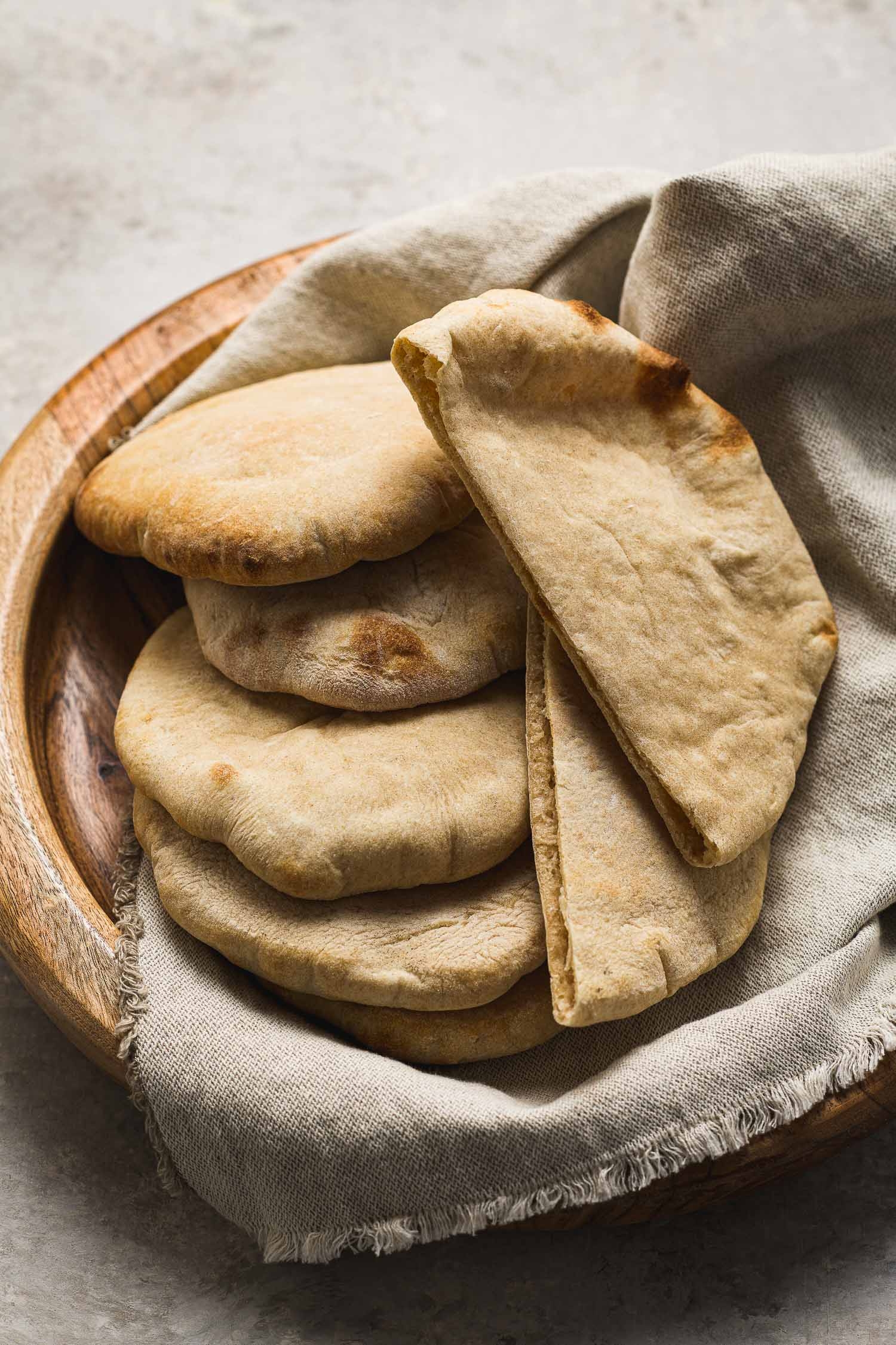 Sourdough Pita Bread Lemons Anchovies Sourdough Pita Bread Lemons Anchovies