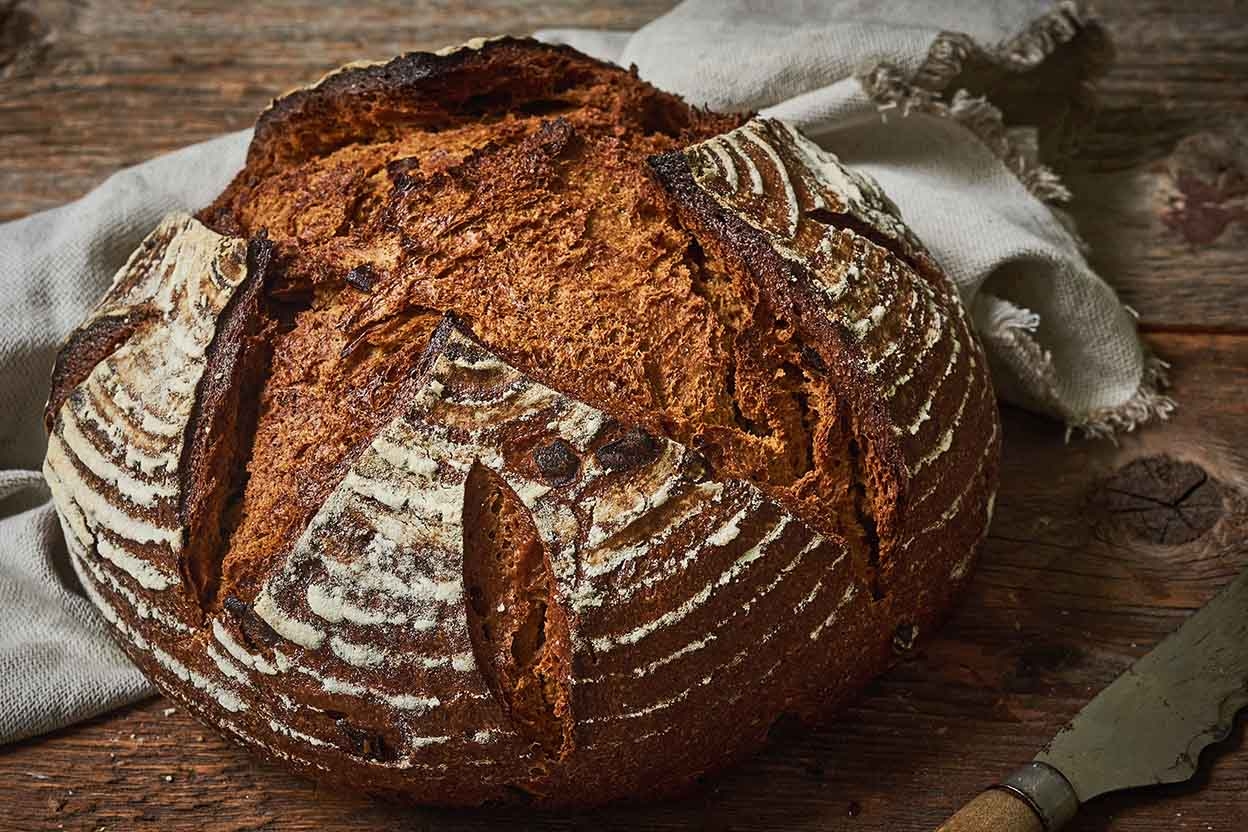 Sourdough Pumpernickel Bread Recipe King Arthur Baking