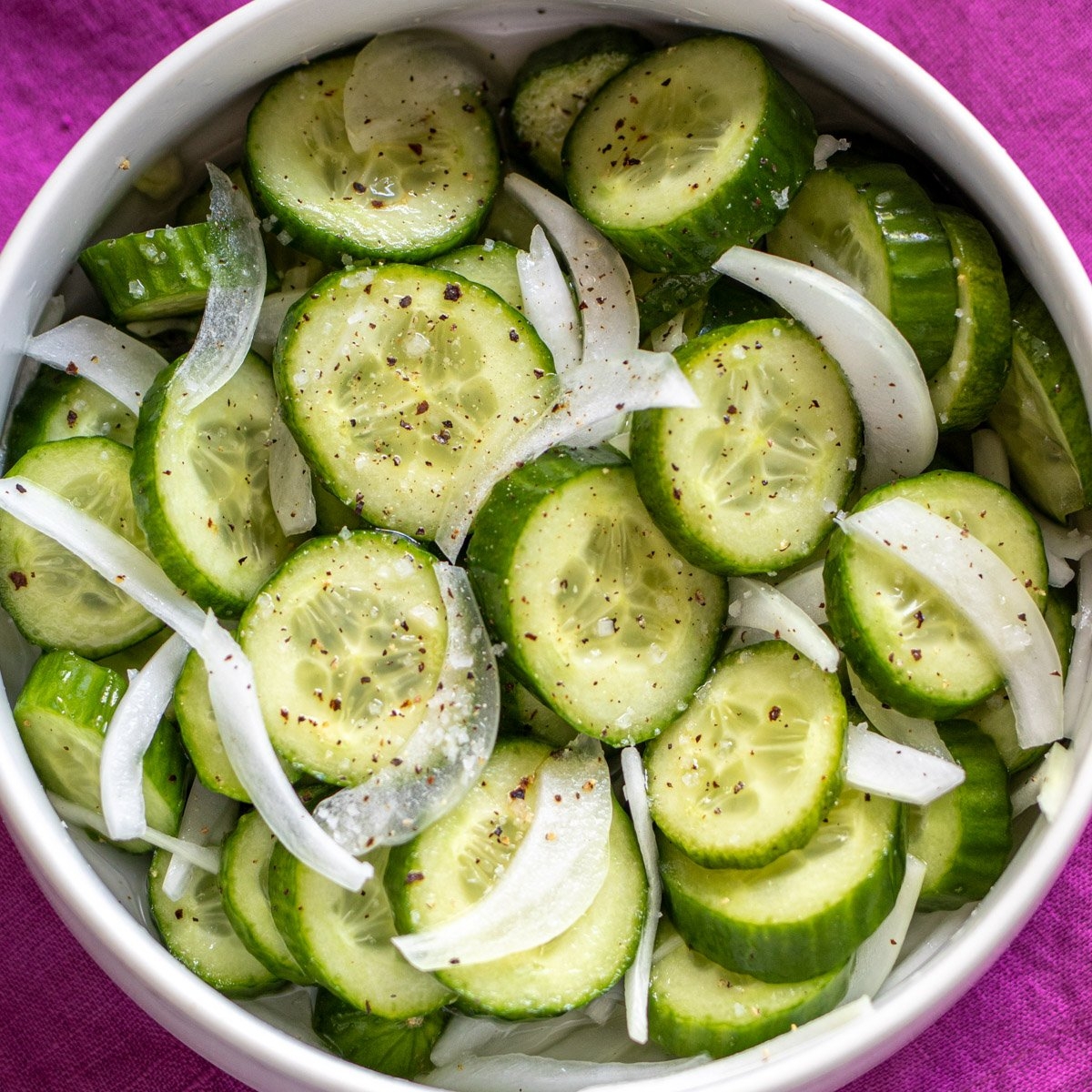 Southern Cucumber Salad With Onion Vinegar Sugar Recipe Grilled Cheese Social