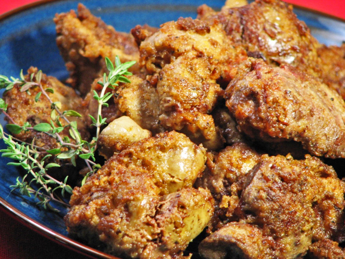 Southern Sauteed Chicken Livers Recipe Food