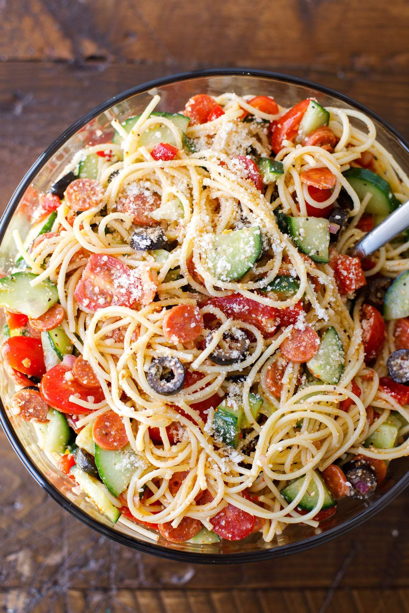 Spaghetti Salad Recipe EASY Italian Pasta Salad Spaghetti Salad Recipe EASY Italian Pasta Salad