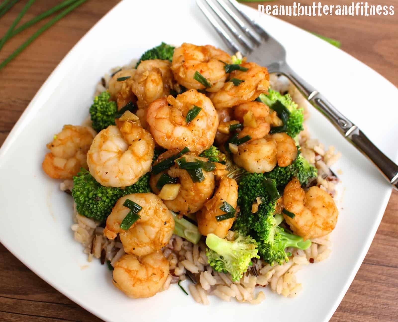 Spicy Garlic Shrimp With Broccoli And Rice Peanut Butter And Fitness Spicy Garlic Shrimp With Broccoli And Rice Peanut Butter And Fitness
