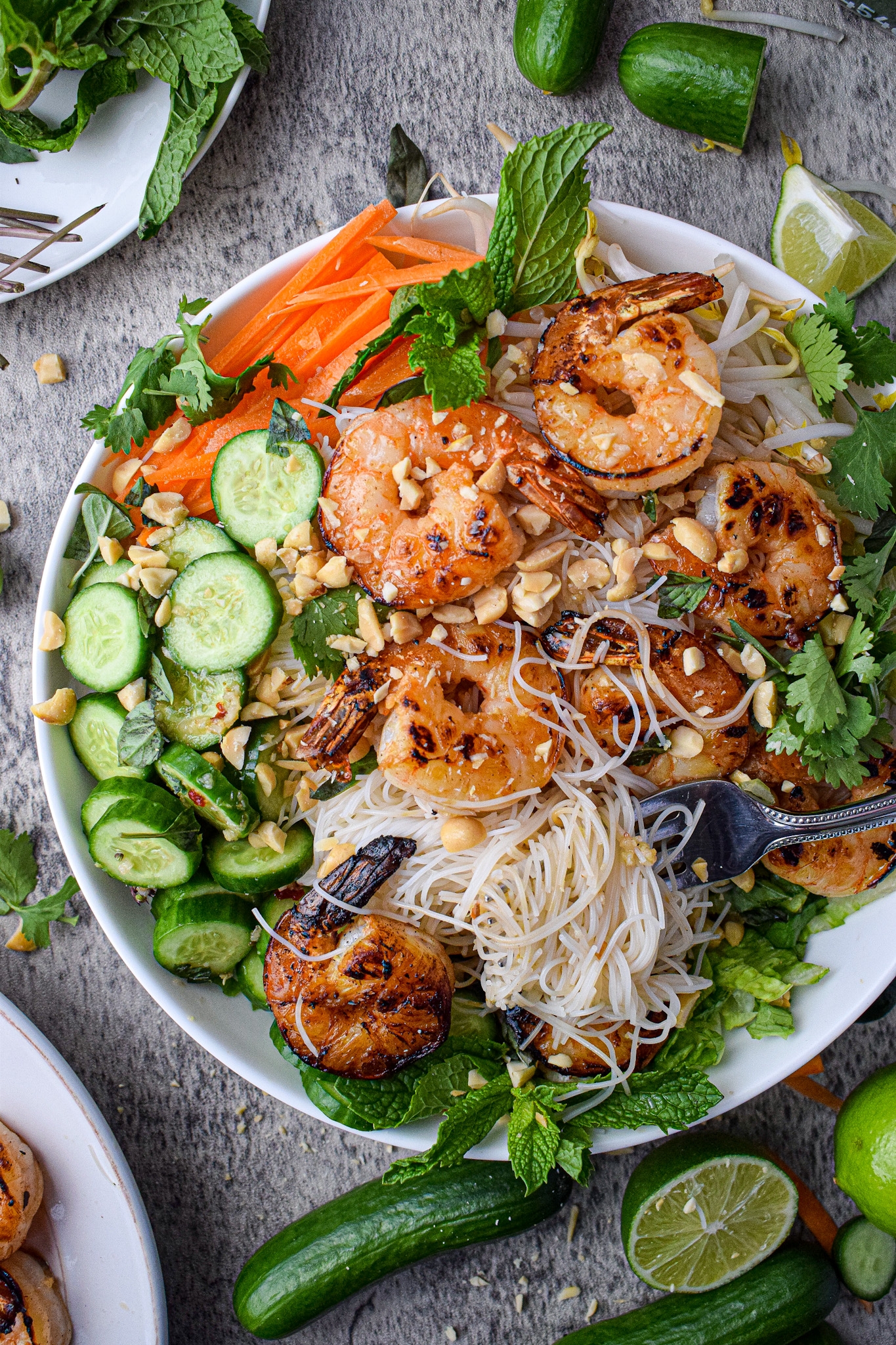 shrimp and rice noodle recipe