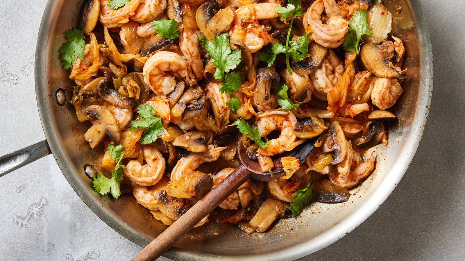Spicy Shrimp And Mushroom Stir Fry Recipe