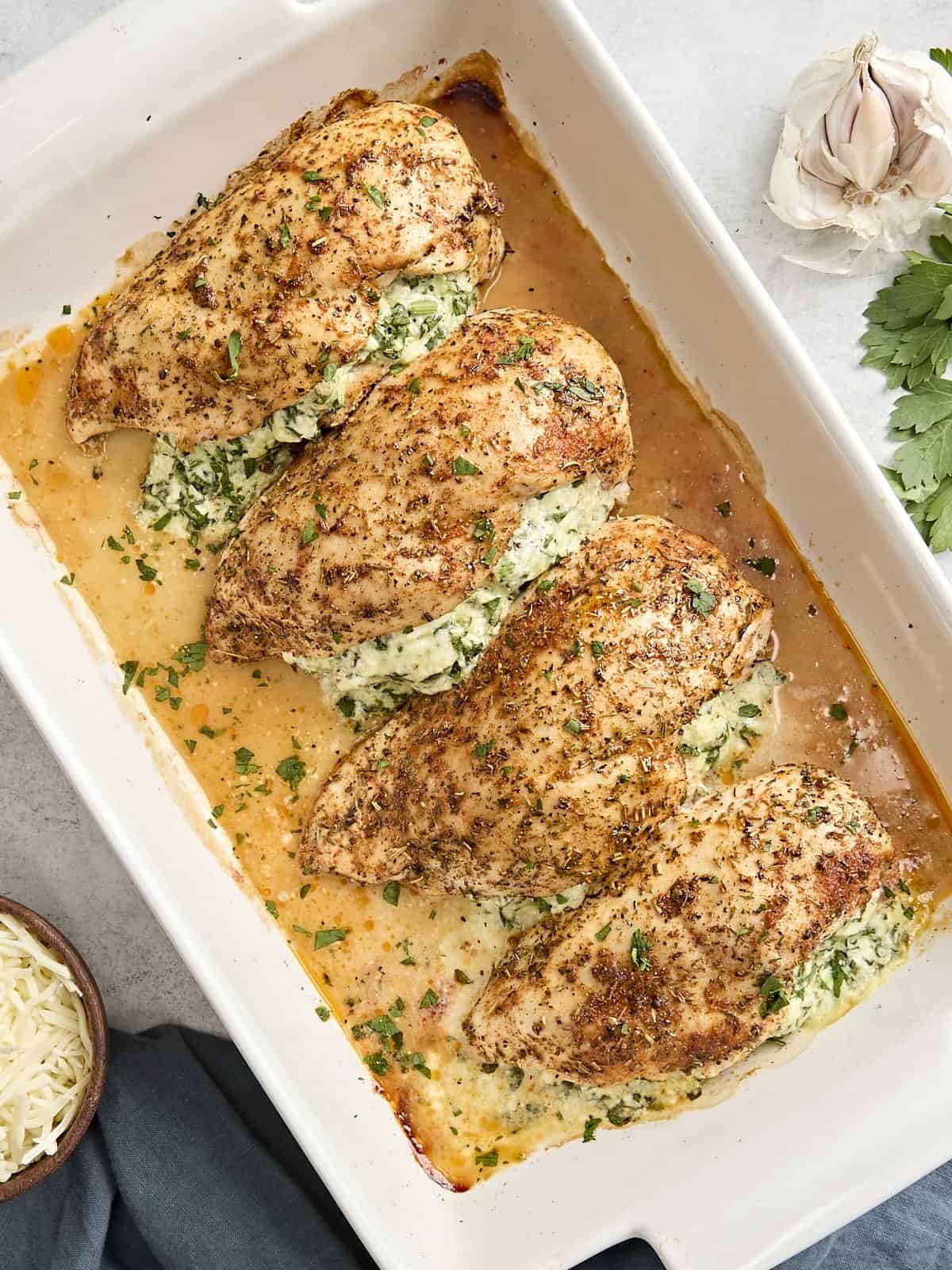 baked stuffed chicken breast recipes with stuffing