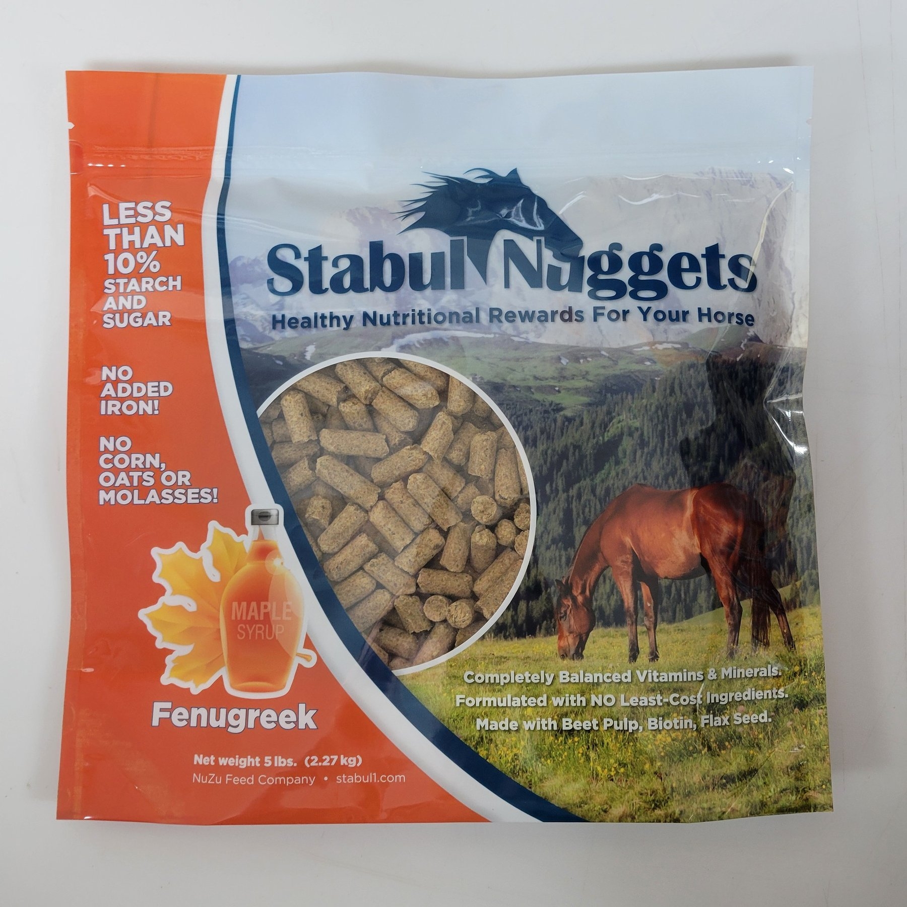 STABUL Nuggets Molasses Free Fenugreek Horse Treats 5 lb Bag Chewy