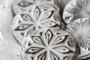 Stamped Chocolate Shortbread Cookies Curly Girl Kitchen