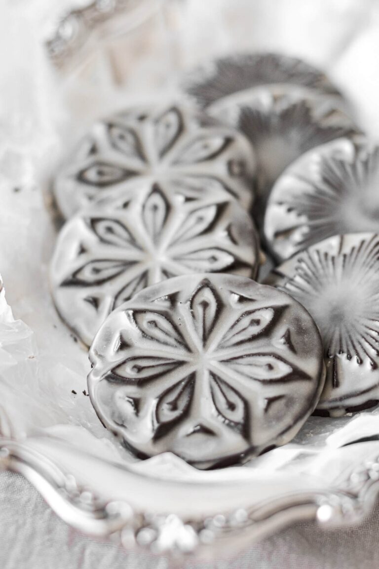 Stamped Chocolate Shortbread Cookies Curly Girl Kitchen