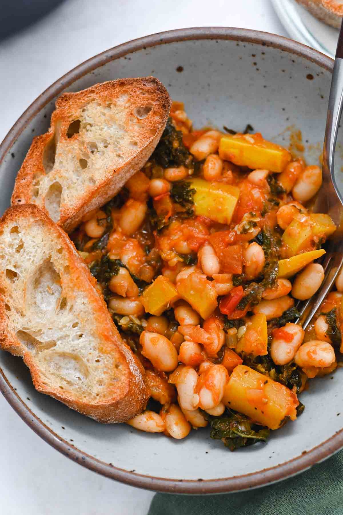 Stewed Great Northern Beans Cozy Peach Kitchen