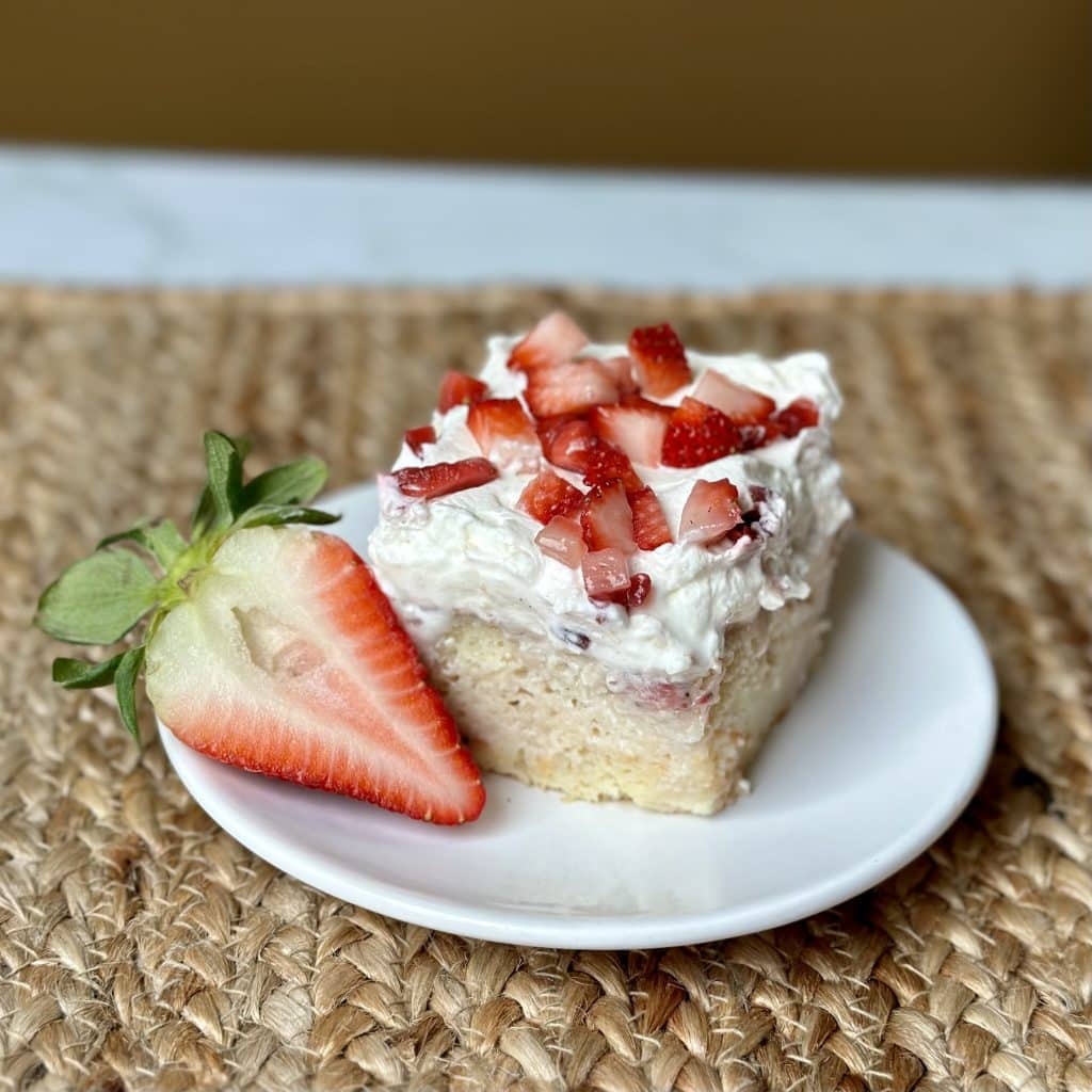 Strawberries And Cream Tres Leches Cake Dinner In 321