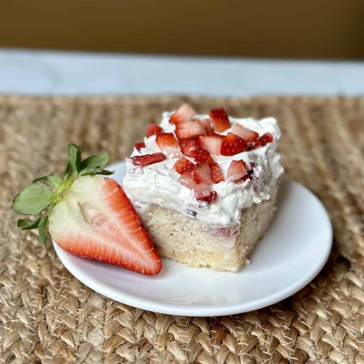 Strawberries And Cream Tres Leches Cake Dinner In 321