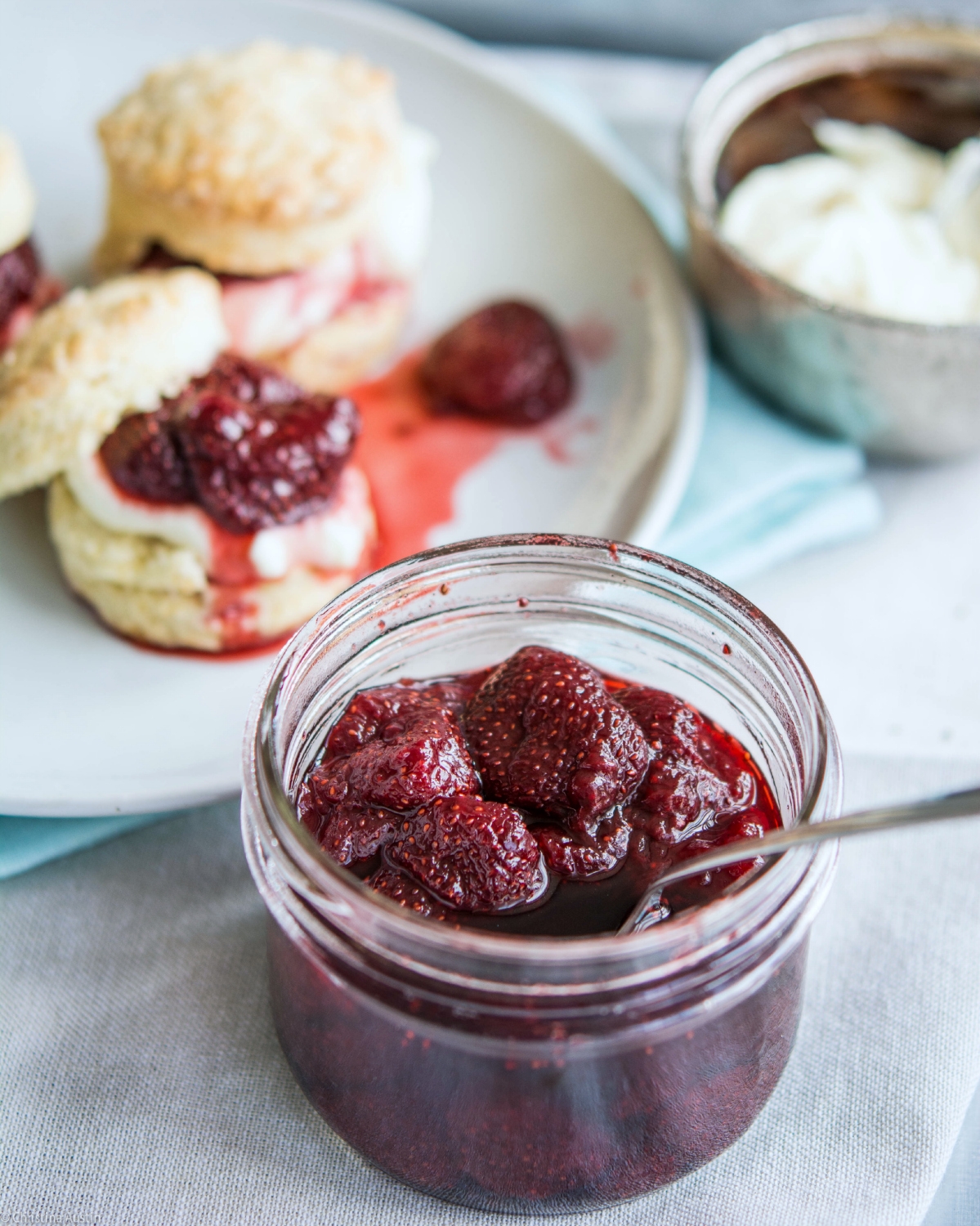 Strawberry Preserves With Vanilla Bean Strawberries For Supper
