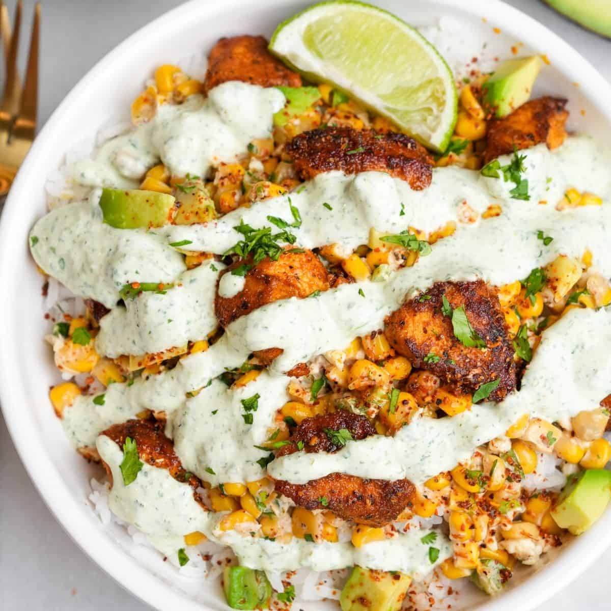 Street Corn Chicken Bowls Bad Batch Baking