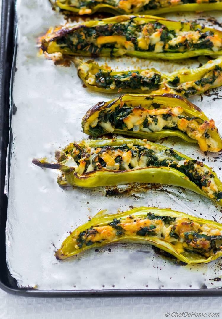 Stuffed Roasted Green Chile Hatch Anaheim Recipe ChefDeHome