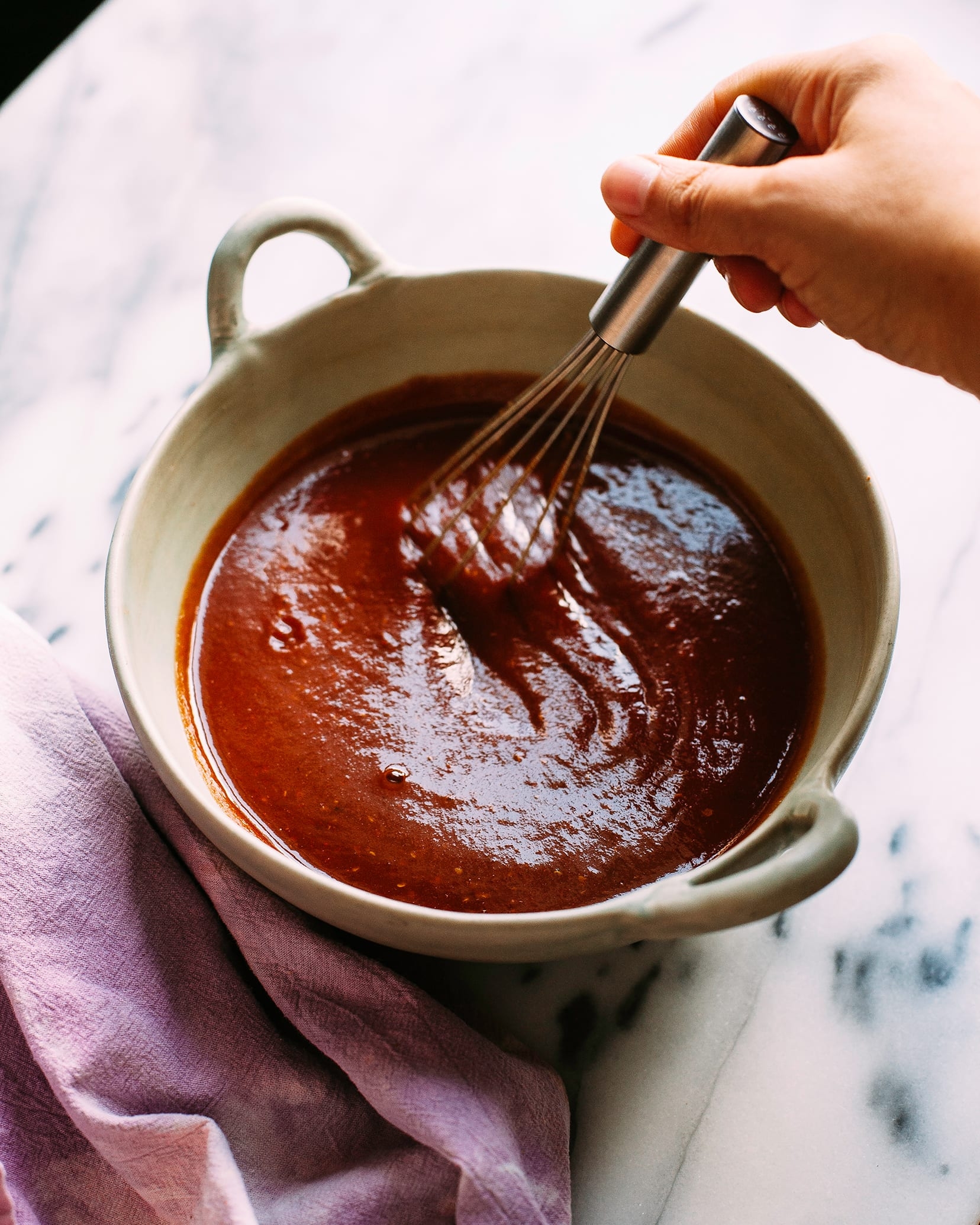 Super Simple Maple BBQ Sauce vegan Recipe The First Mess