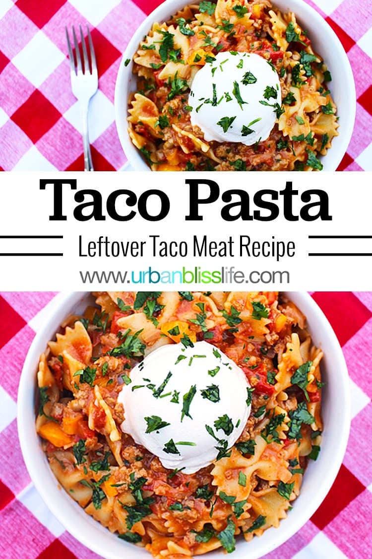 recipes using leftover taco meat