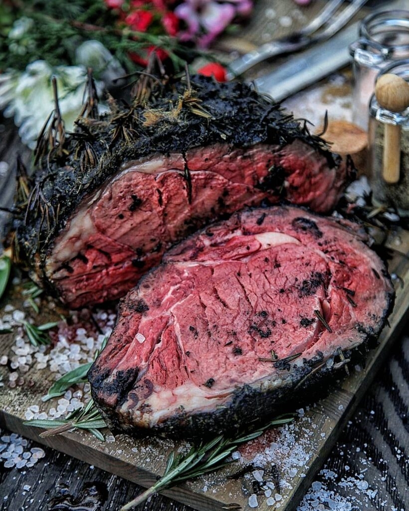 smoked rib roast recipe