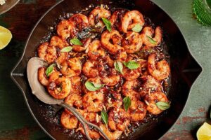 Thai Basil Shrimp With Coconut Cherry On My Sundae