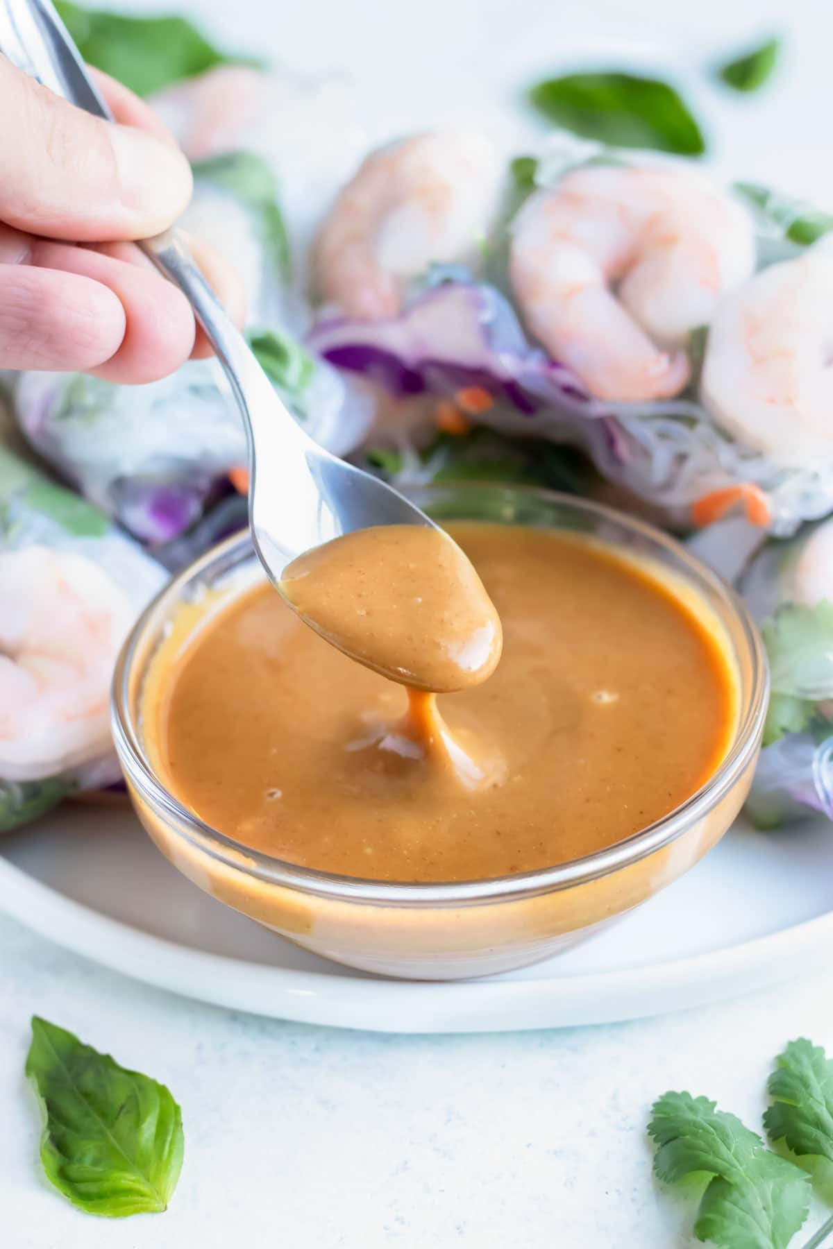 Thai Peanut Sauce For Spring Rolls Evolving Table