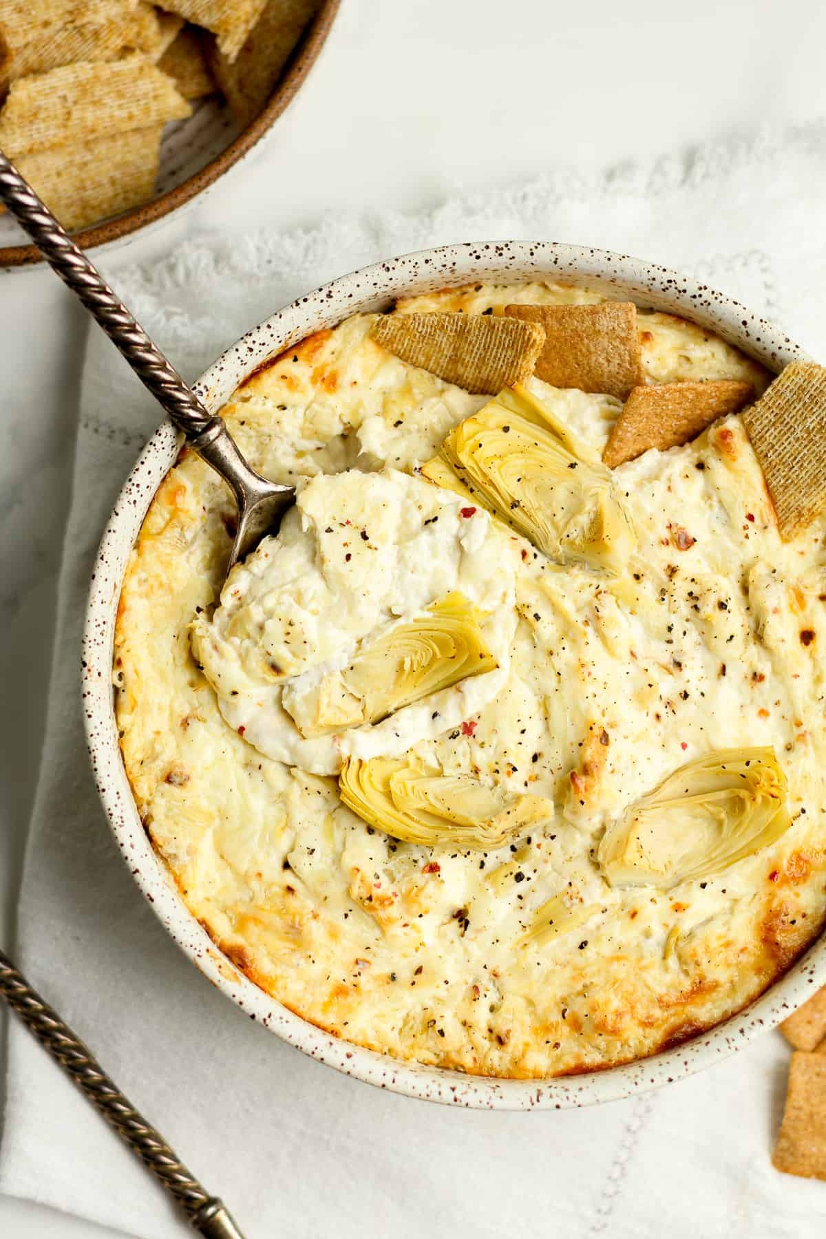 The Best Baked Artichoke Dip SueBee Homemaker The Best Baked Artichoke Dip SueBee Homemaker