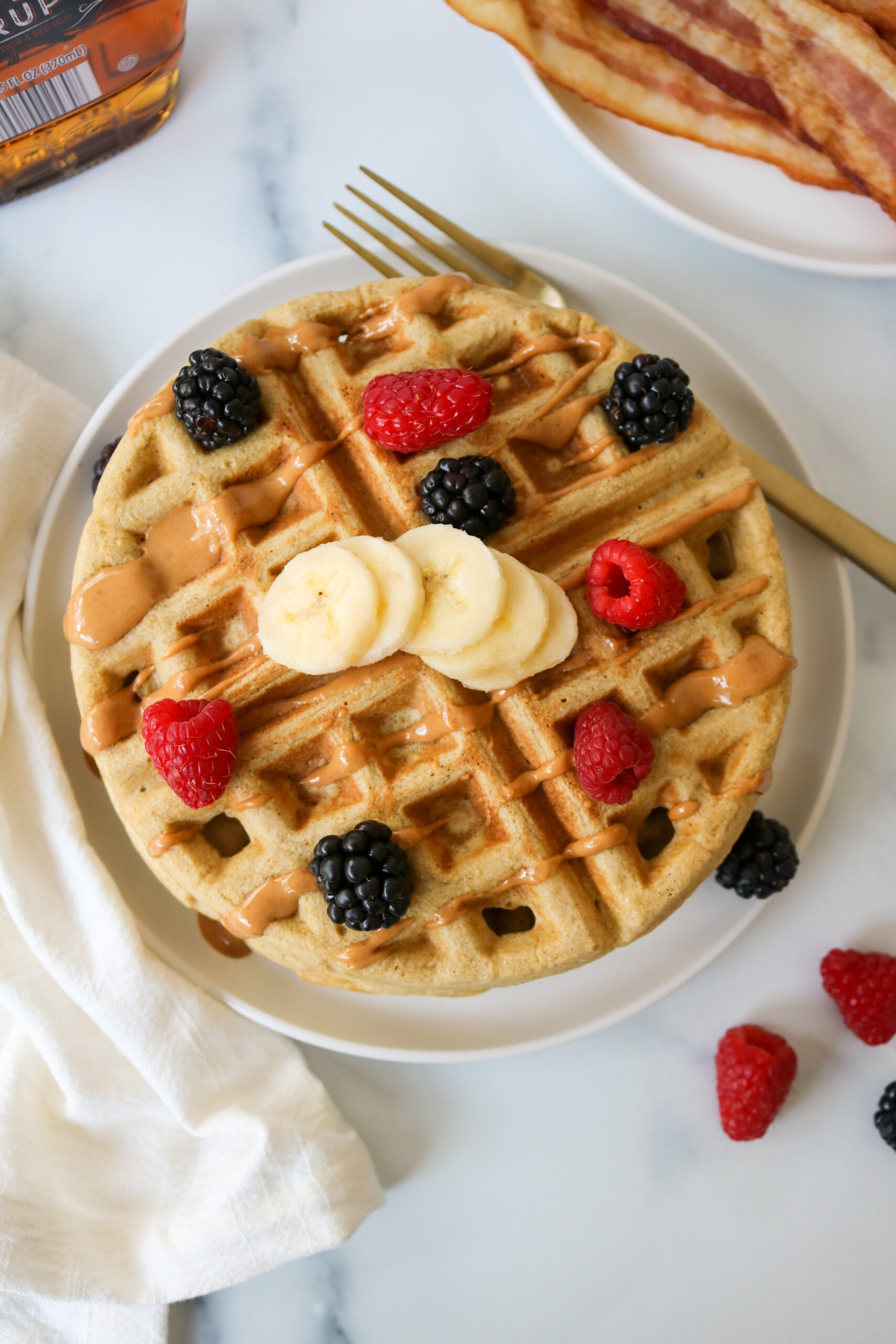 The Best Basic Protein Waffles Healthy Mama Kris