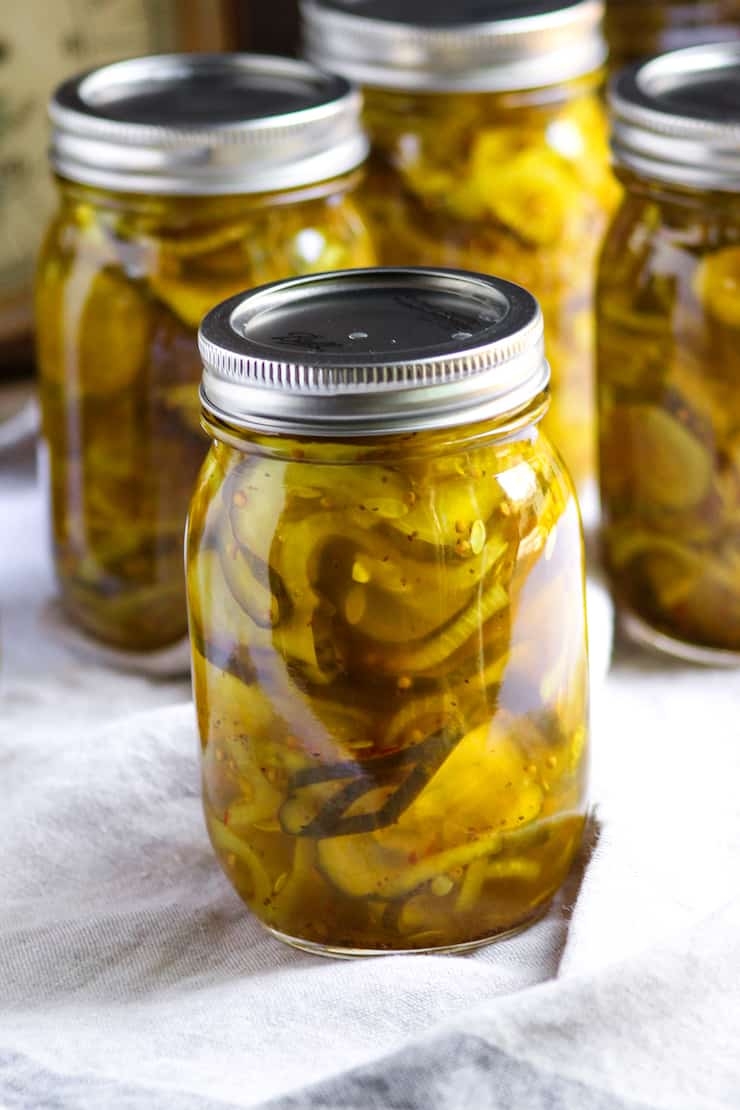 The Best Bread And Butter Pickles Canning Recipe The Hungry Bluebird