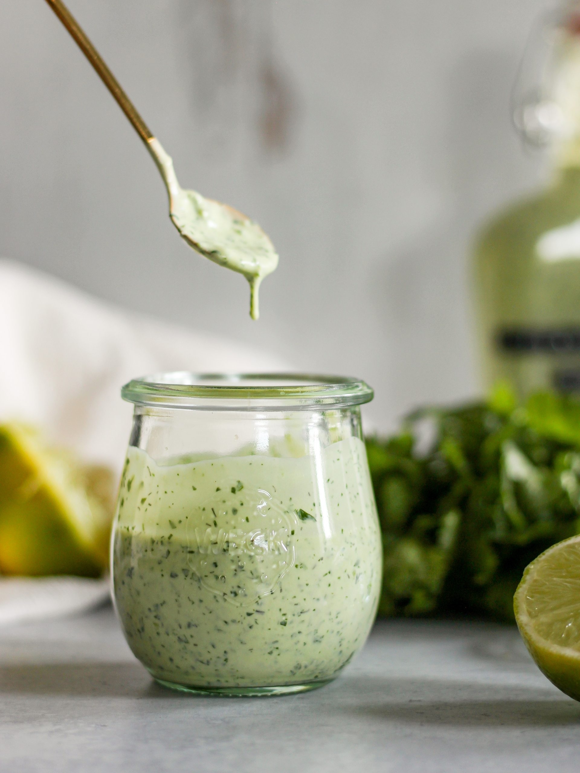 The Best Cilantro Lime Sauce Clean Foodie Cravings