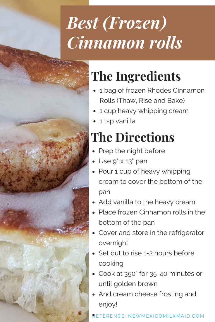 The Best Frozen Cinnamon Rolls Tara Vander Dussen The Best Frozen Cinnamon Rolls Tara Vander Dussen