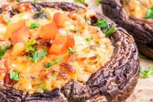 The Best Stuffed Portobello Mushrooms Baked Recipe 